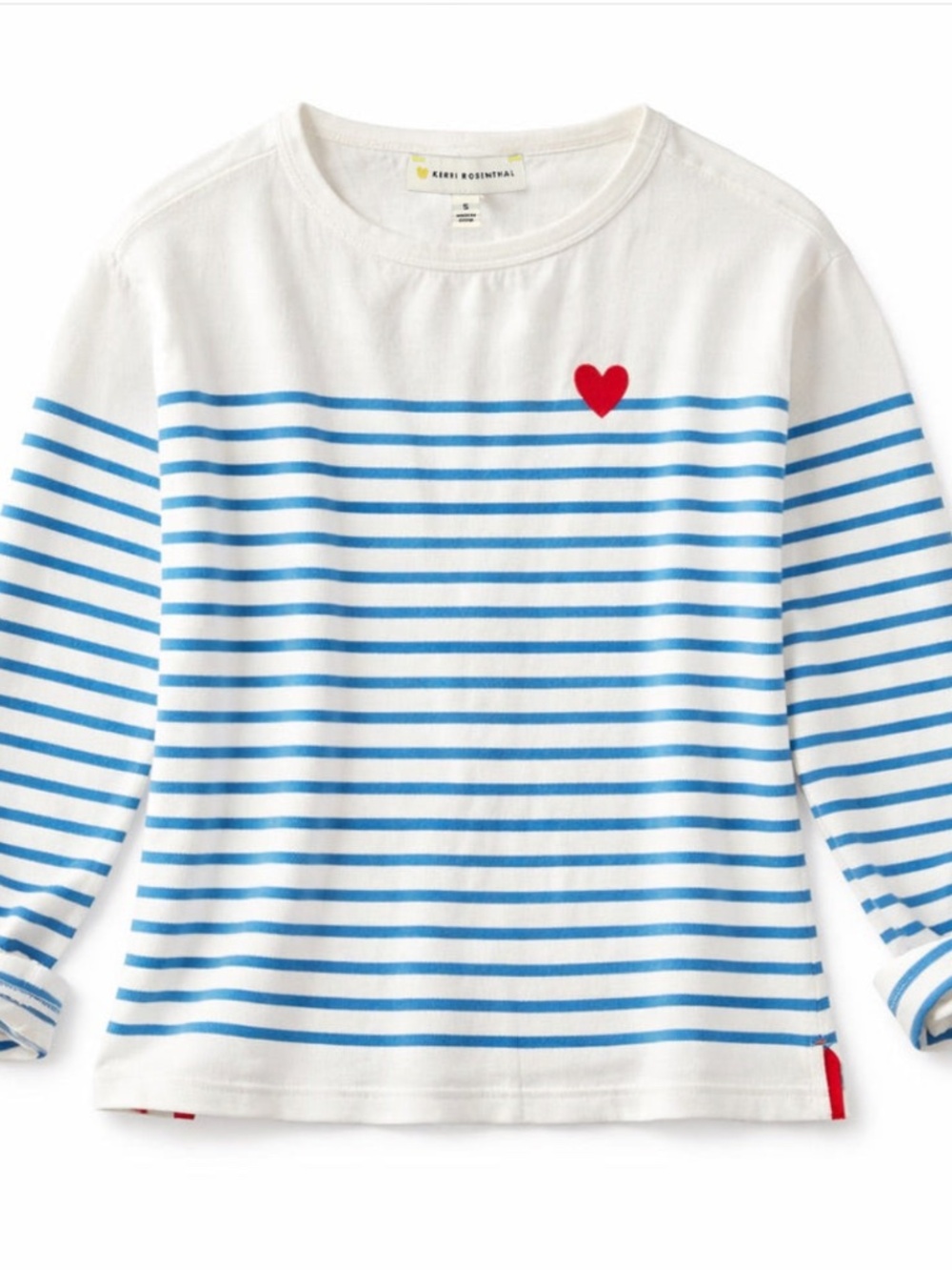 Artist Long Sleeve Stripe Tee ~ Cloud-Solvang Blue